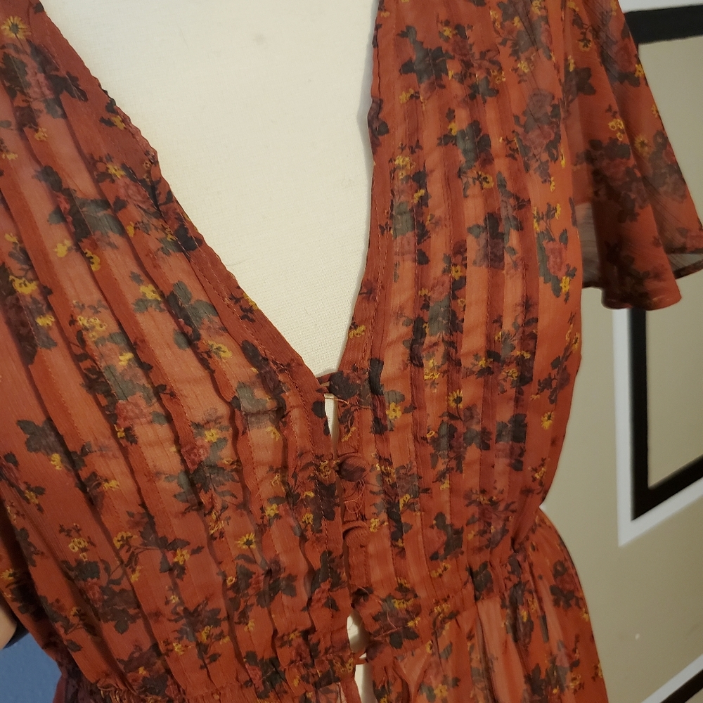 Bohemian high low blouse - Picture 2 of 5